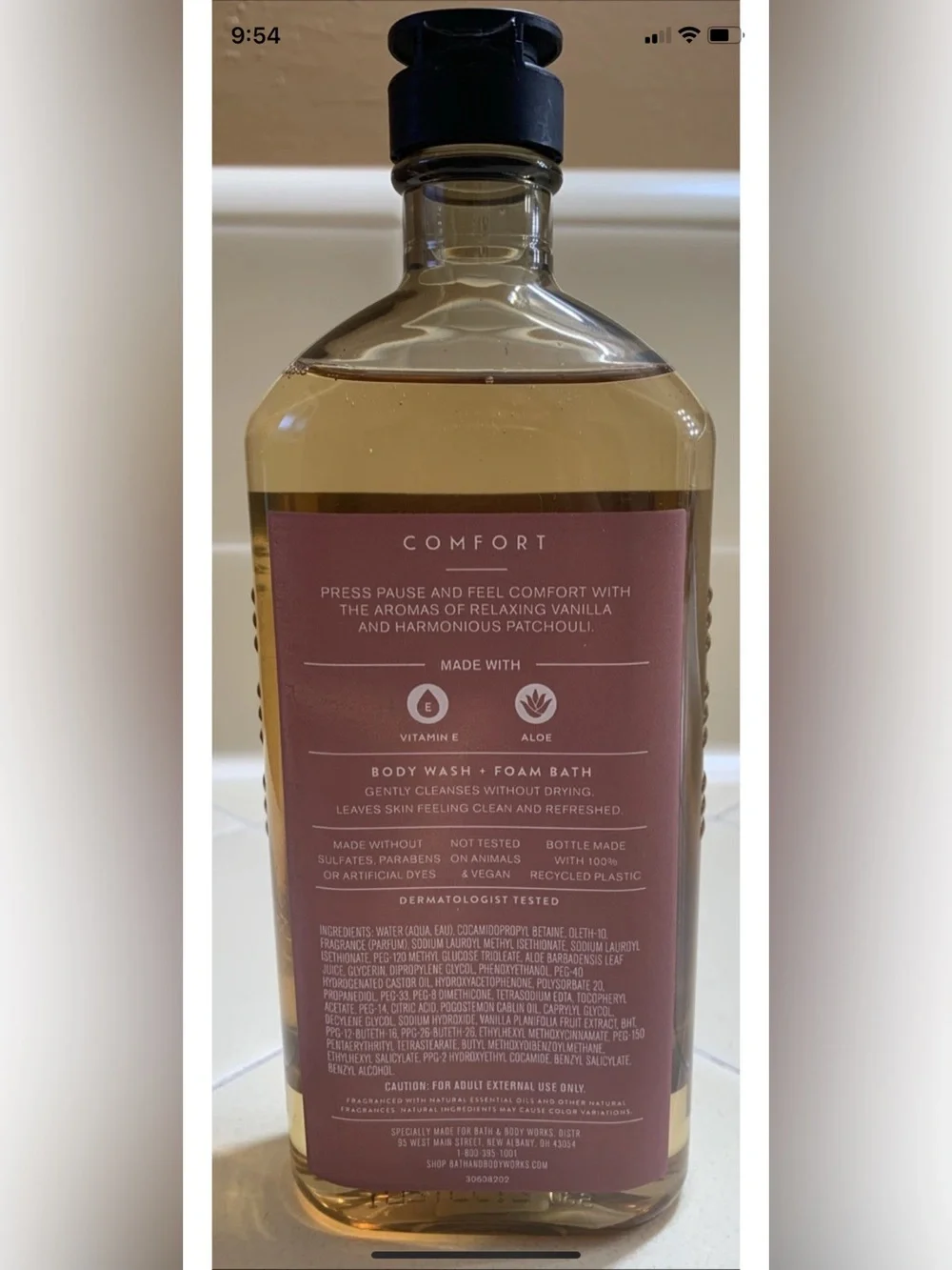 Bath & Body Works body wash